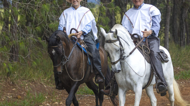 Benjamin Flórez, Luis Fernando Luna Recorrido a Caballo Casa de Campo